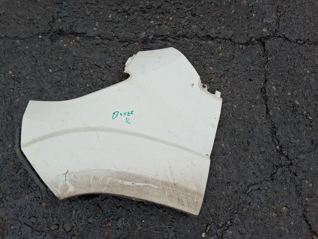 2016 PEUGEOT BOXER MK3 NSF FRONT LEFT PASSENGER SIDE WING PANEL WHITE