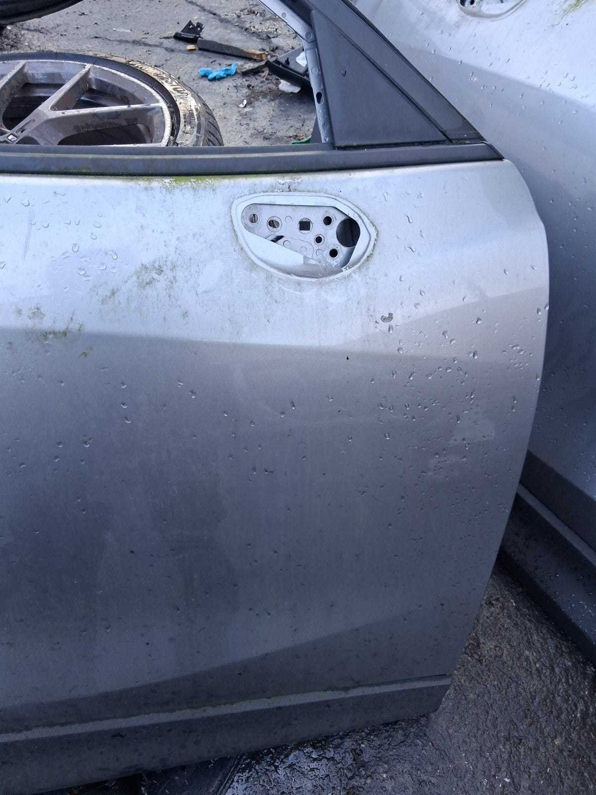 2013 MAZDA CX 5 MK1 OSF DRIVER SIDE FRONT RIGHT BARE DOOR LIQUID SILVER P38