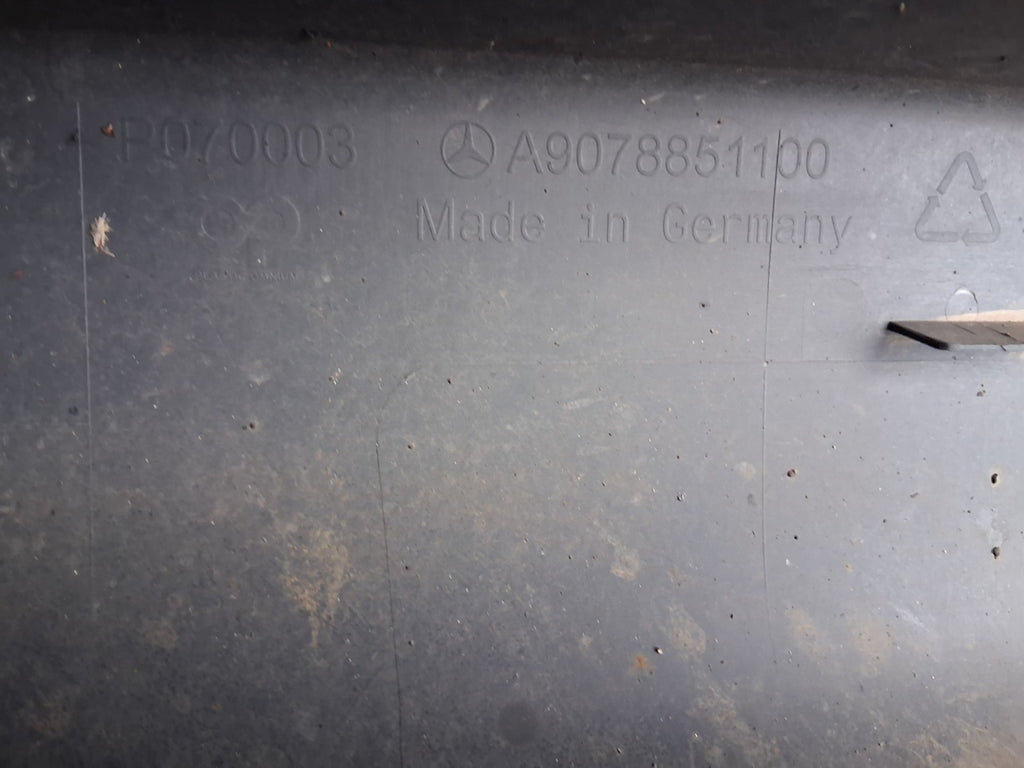 2021 FORD TRANSIT 350 MK8 REAR BUMPER COMPLETE BLACK