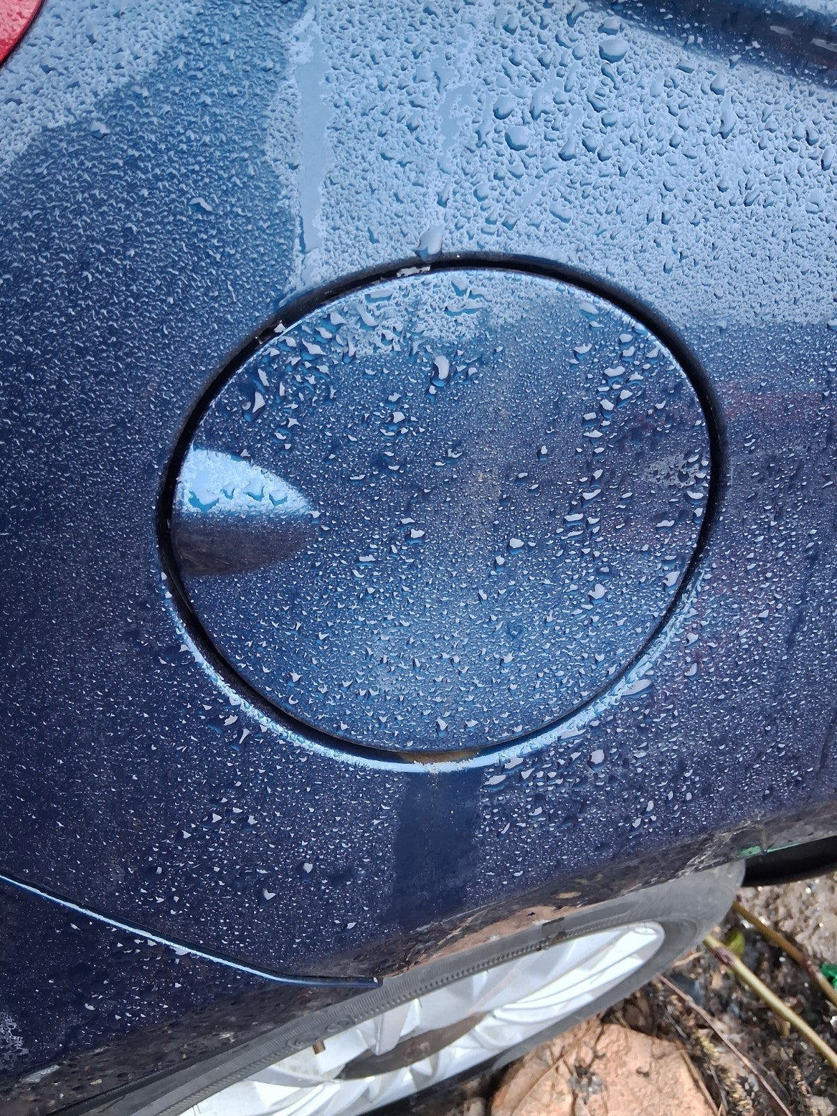 2023 FIAT 500 MHEV FUEL FLAP LID COVER BLUE