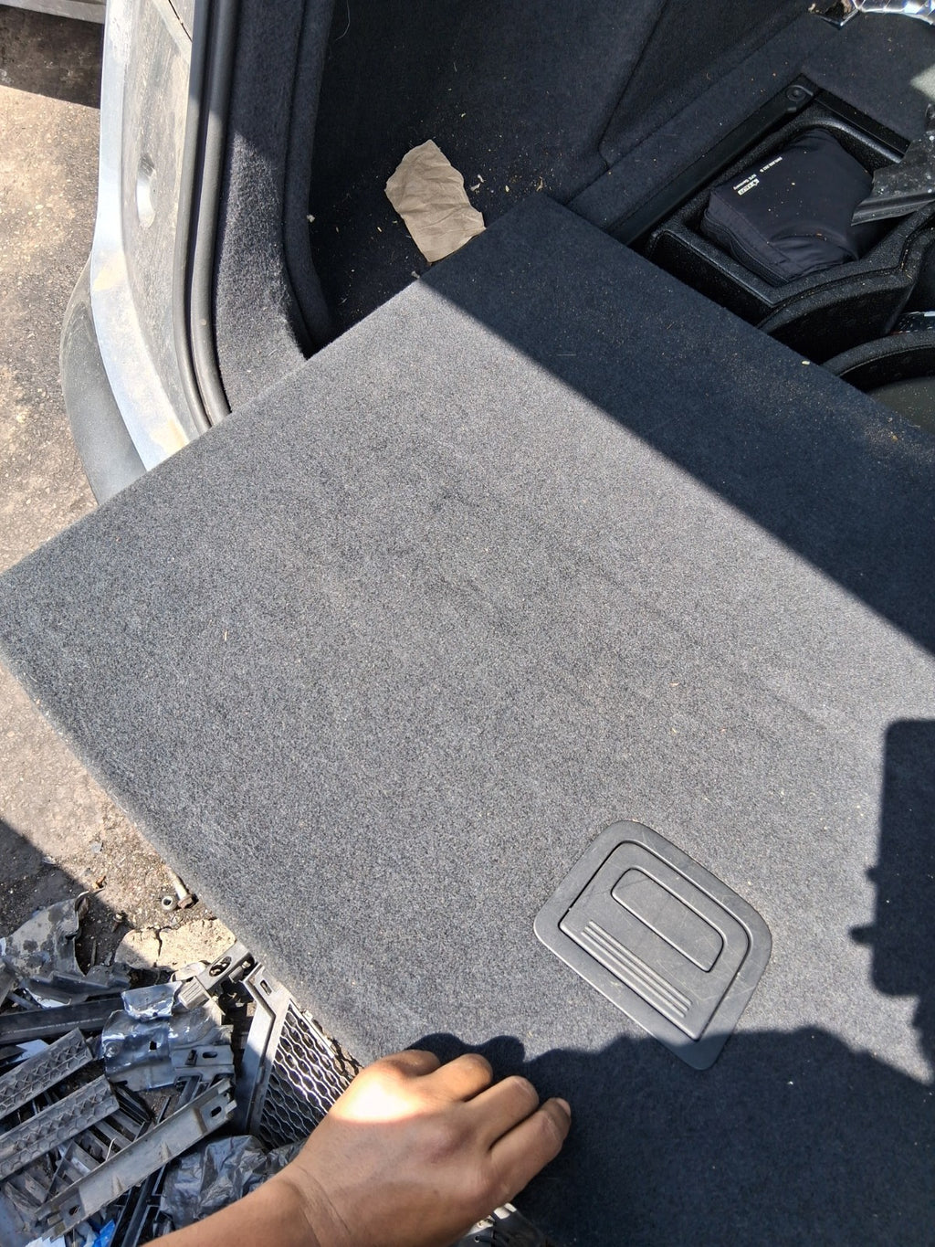 2019 AUDI Q5 FY REAR BOOT FLOOR CARPET LINER 80A861531F