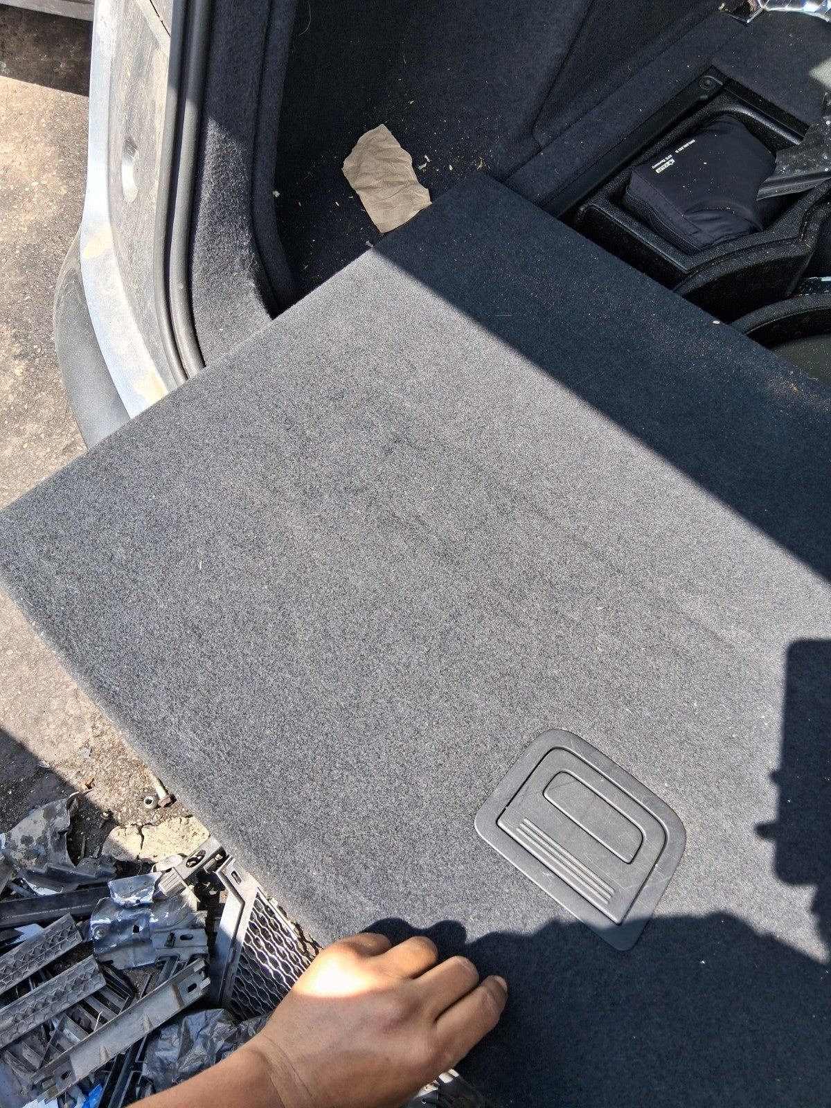 2019 AUDI Q5 FY REAR BOOT FLOOR CARPET LINER 80A861531F