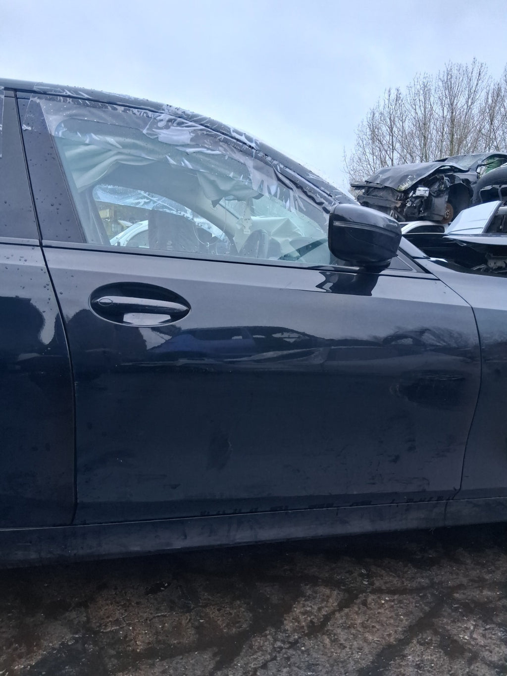 2019 BMW 3 SERIES SALOON G20 OSF DRIVER SIDE FRONT BARE DOOR BLACK SAPPHIRE 475