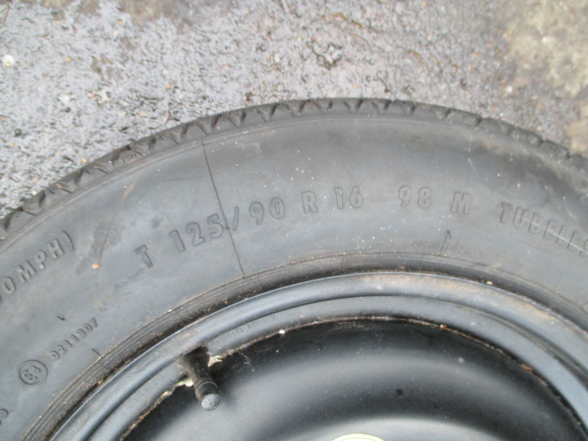 FORD MONDEO MK4 2013 SPARE STEEL SPACE SAVER RIM WHEEL 5 STUD 125 90 16 INCH