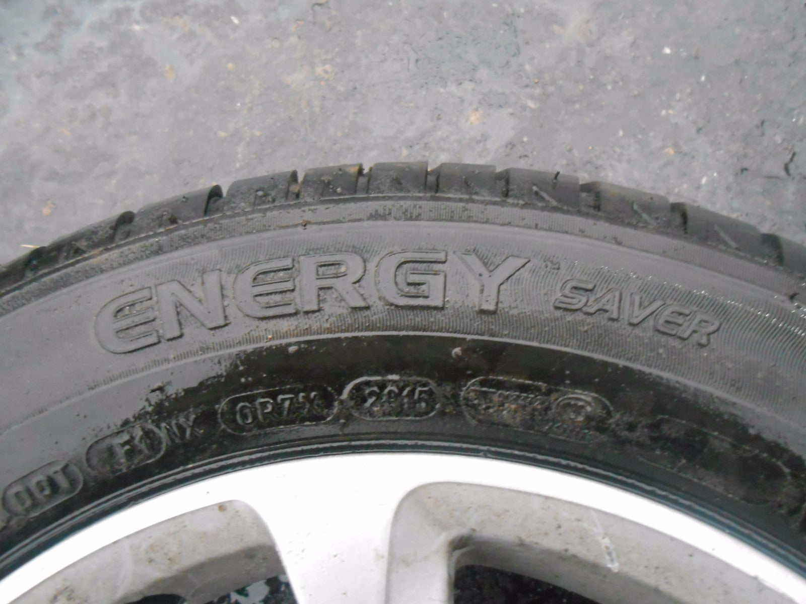 PEUGEOT 208 MK1 2016 X1 ALUMINIUM ALLOY WHEEL & TYRE MICHELIN 185/65 R15 REF001