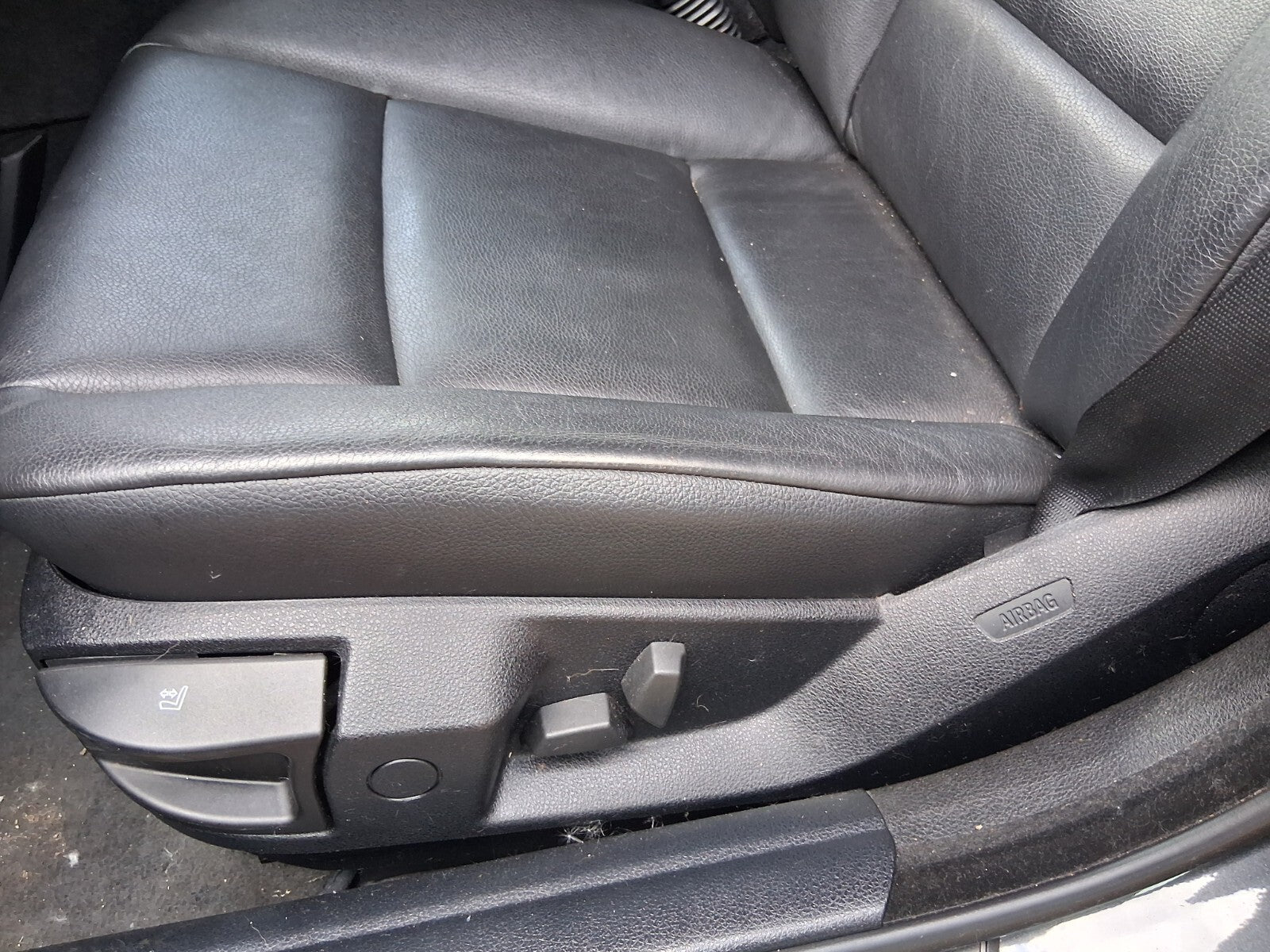 2012 BMW 5 SERIES F10 NSF PASSENGER SIDE FRONT SIDE ELECTRIC HEATED SEAT BLACK