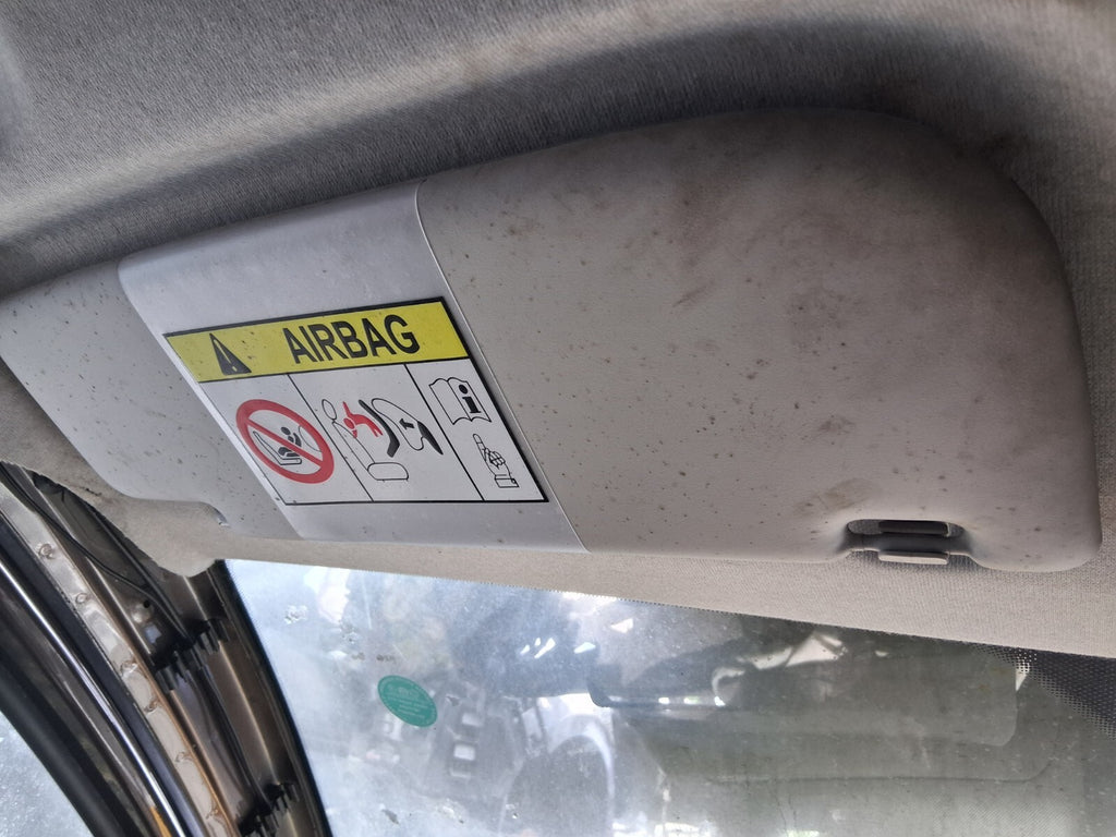 2019 FIAT FIORINO QUBO NSF PASSENGER SIDE LEFT FRONT SUN VISOR SHADE