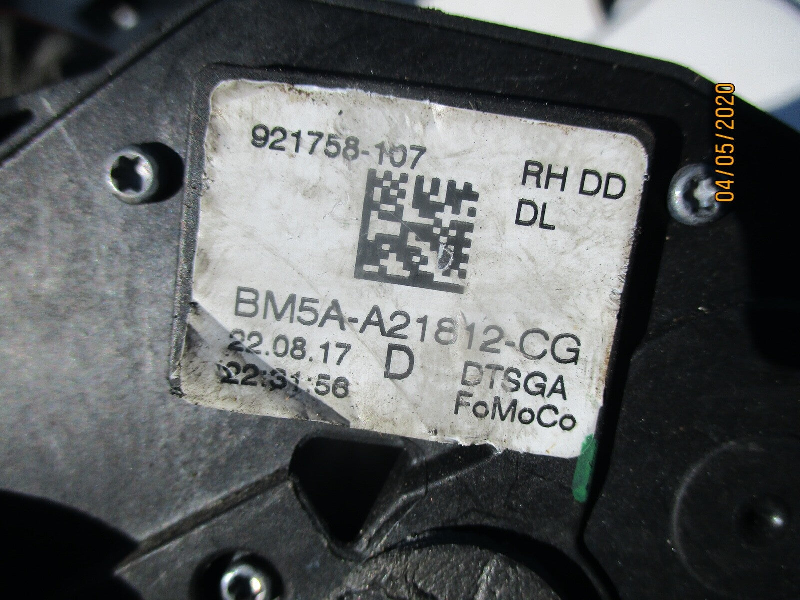 FORD FOCUS MK3 2015 DRIVER OFF SIDE FRONT DOOR LOCK MECHANISM BM5AA21812CG