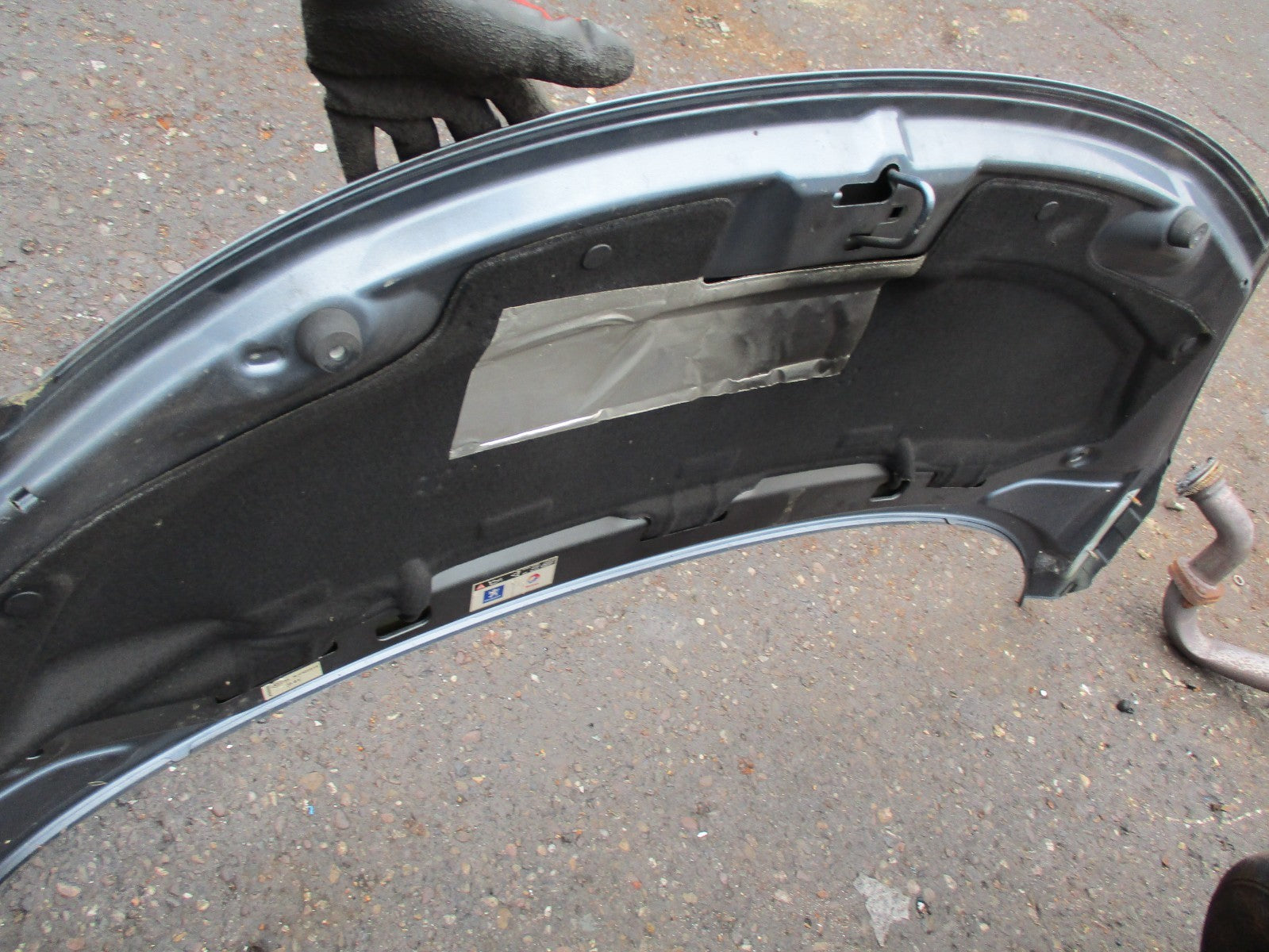 PEUGEOT 207 PRE FACELIFT BONNET GRIS FIR GREY EZW