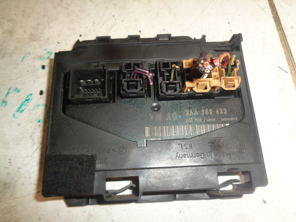 VW VOLKSWAGEN PASSAT CC 2012 COMFORT CONTROL UNIT 3AA959433