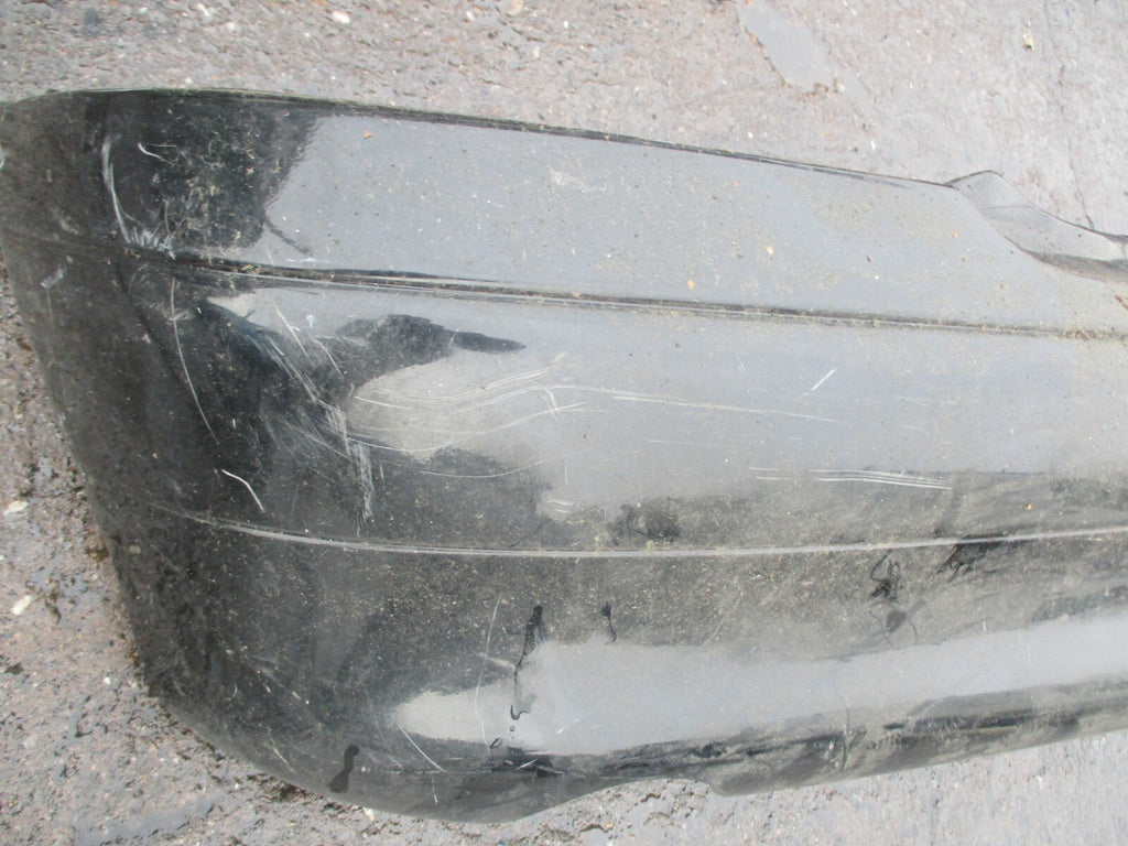 RENAULT MEGANE CABRIOLET 1999 COMPLETE REAR PLASTIC BUMPER BLACK 7700838239