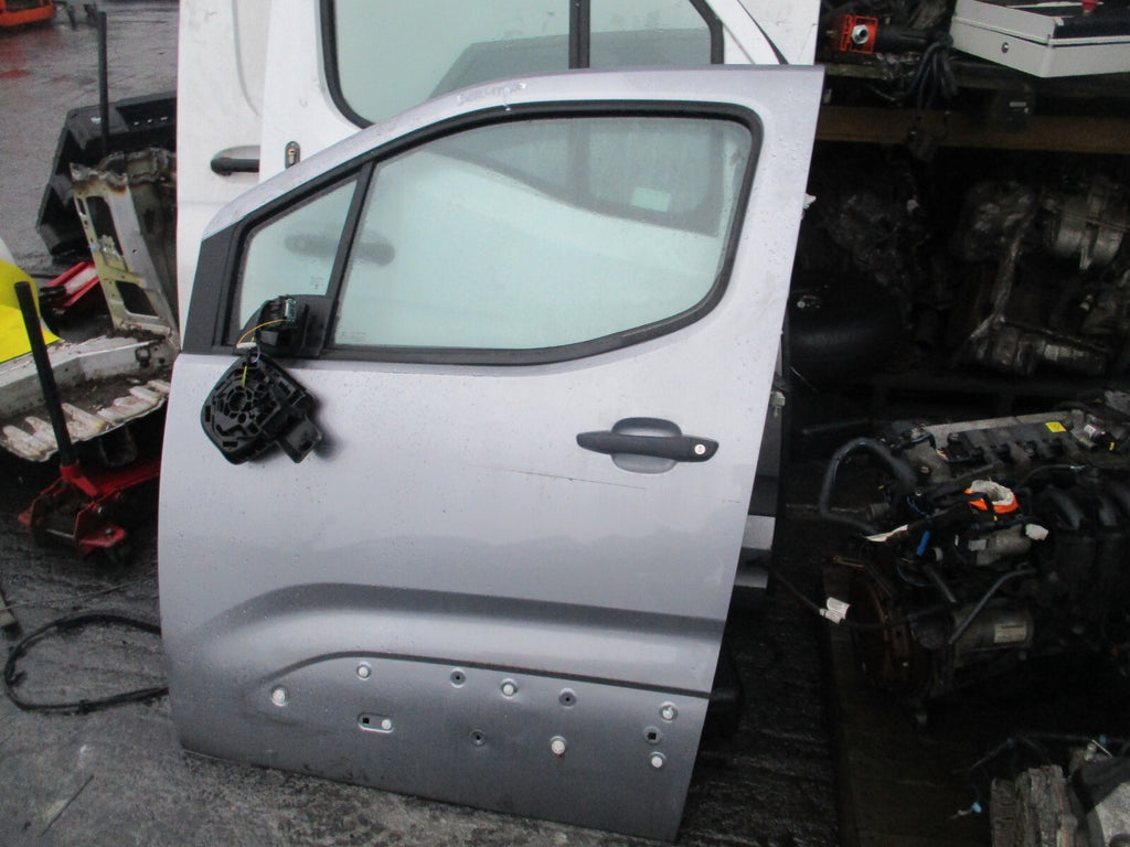 2019 CITROEN BERLINGO MK3 K9 NSF PASSENGER SIDE FRONT BARE DOOR GREY