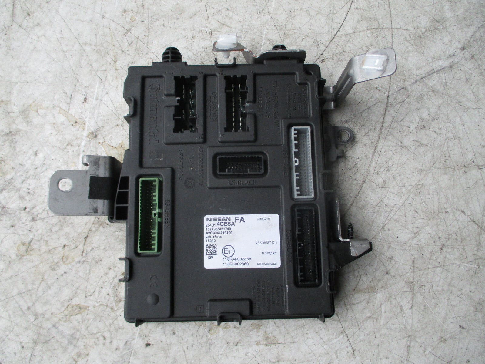 NISSAN QASHQAI MK2 J11 2016 BCM CCM BODY COMFORT CONTROL ECU MODULE 284B14CB5A