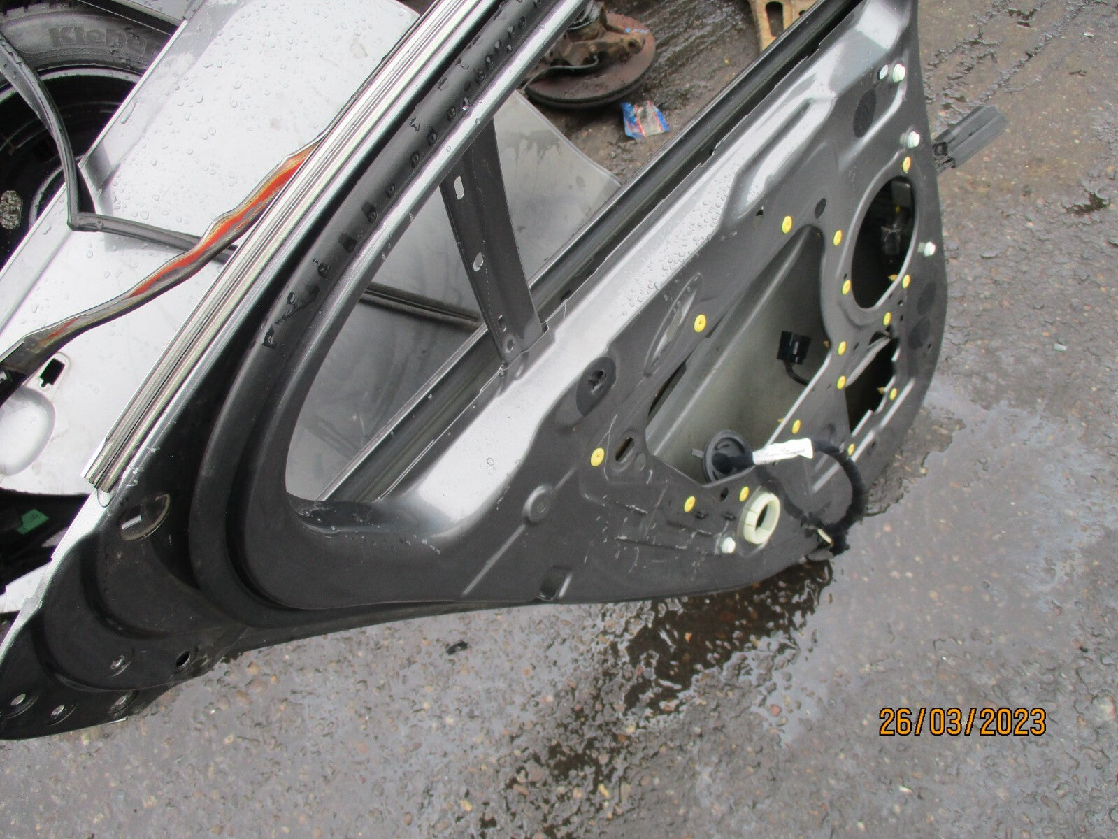 JAGUAR XE 2017 NSR PASSENGER SIDE REAR BARE DOOR AMMONITE GREY