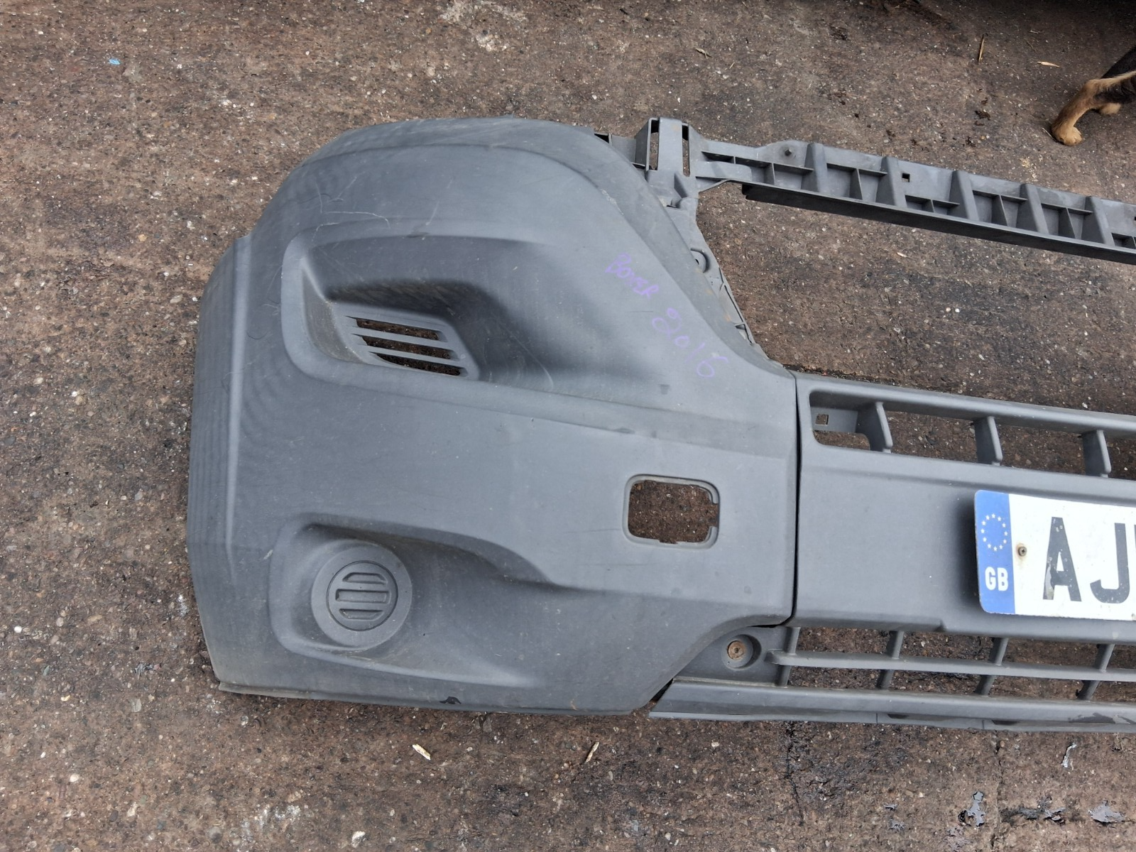 2016 PEUGEOT BOXER MK3 COMPLETE FRONT BUMPER WITHOUT GRILL