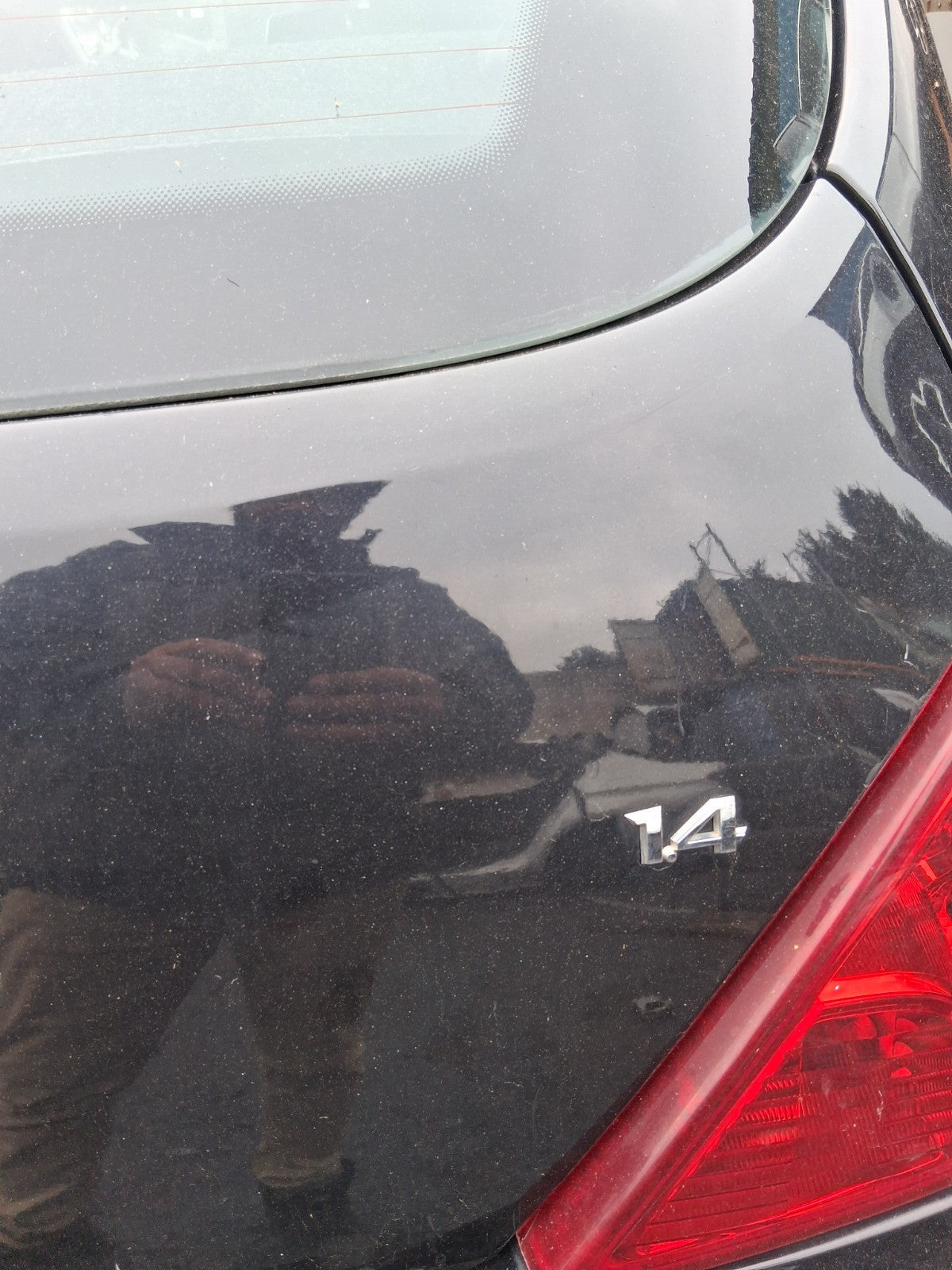 2009 VAUXHALL CORSA D REAR BOOTLID TAILGATE COMPLETE BLACK