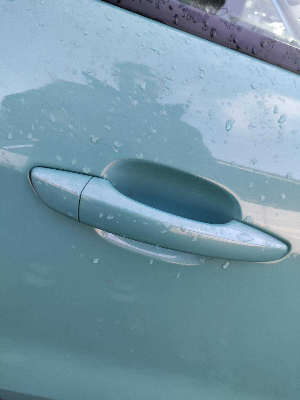 2024 JEEP AVENGER OSF DRIVER SIDE FRONT DOOR HANDLE CERAMIC AZURE METALLIC 959
