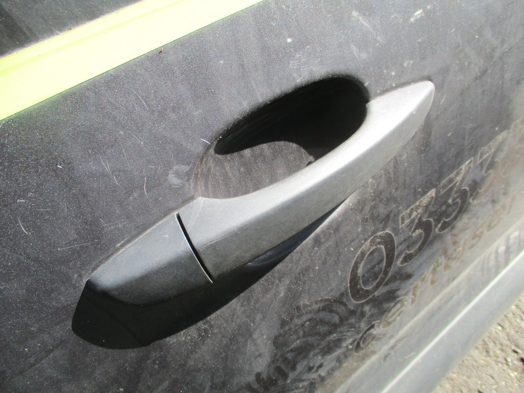 PEUGEOT PARTNER MK3 2022 OS DRIVER SIDE FRONT EXTERIOR DOOR HANDLE BLACK PLASTIC