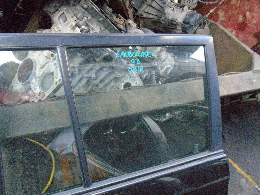 TOYOTA LAND CRUISER 1997 COLORADO OSR DRIVER SIDE REAR DOOR COMPLETE BLACK