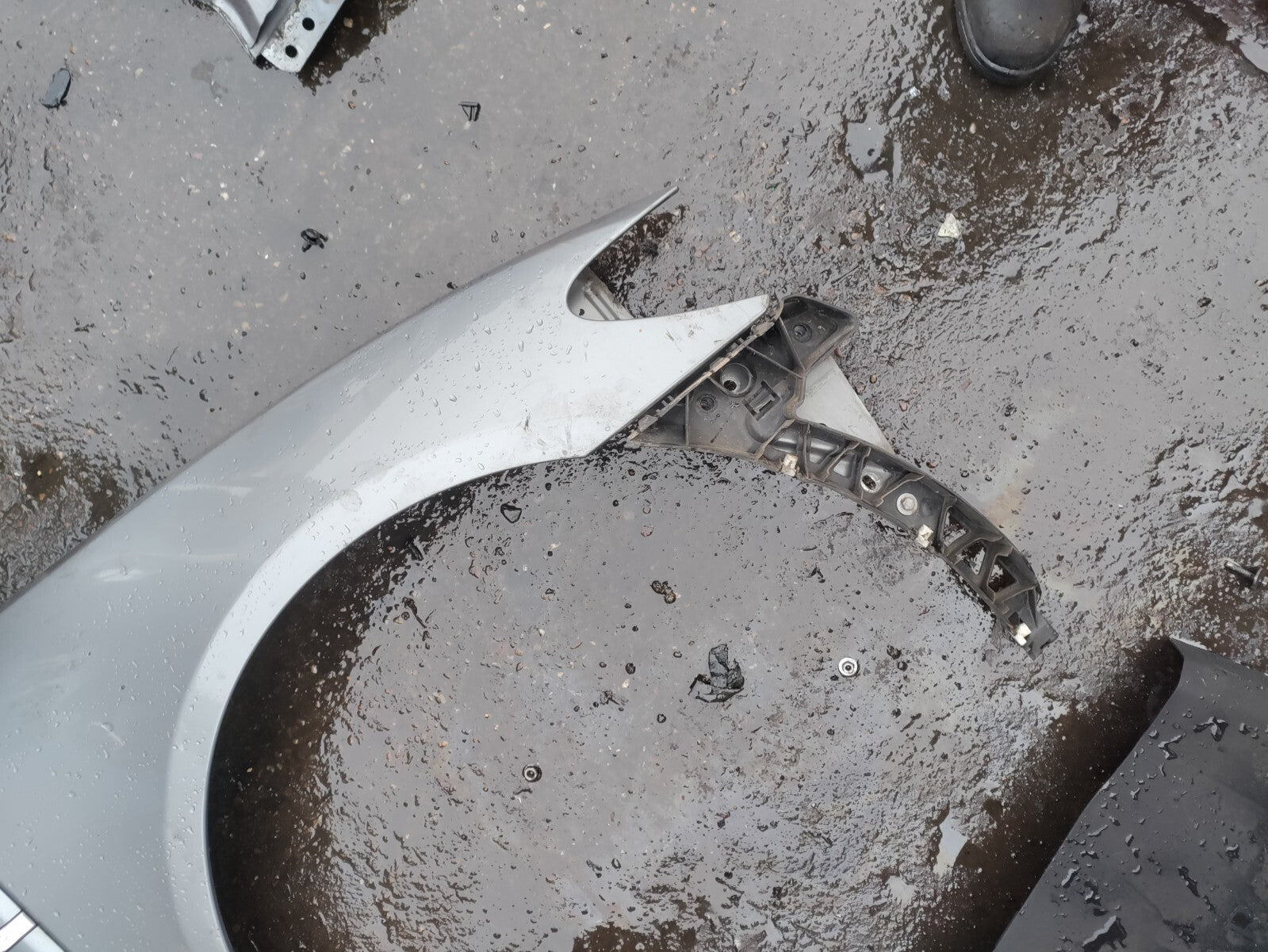 2009 JAGUAR XF X250 OSF DRIVER SIDE WING PANEL SILVER