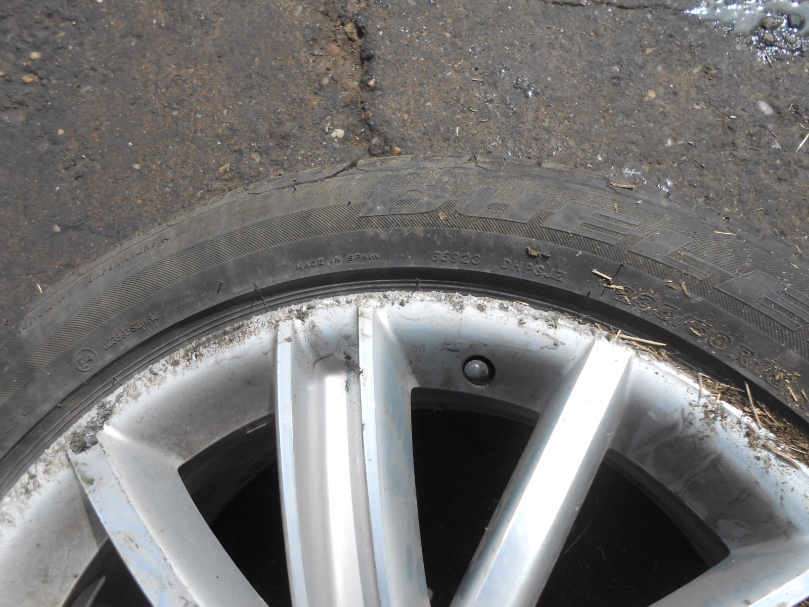 VOLKSWAGEN VW TIGUAN 5N (MK1) 2016 NEW YORK ALLOY ALUMINIUM WHEEL & TYRE 18 INCH