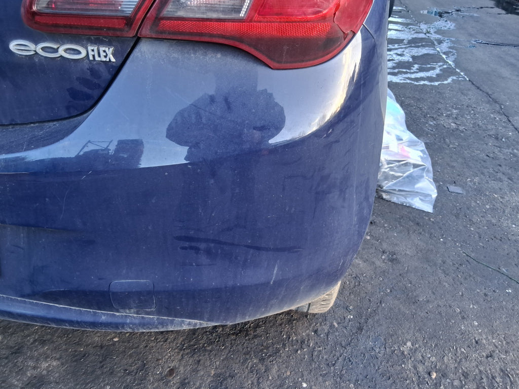2016 VAUXHALL CORSA E COMPLETE REAR BUMPER BLUE