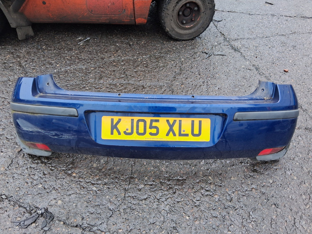 2005 VAUXHALL CORSA C COMPLETE REAR BUMPER BLUE