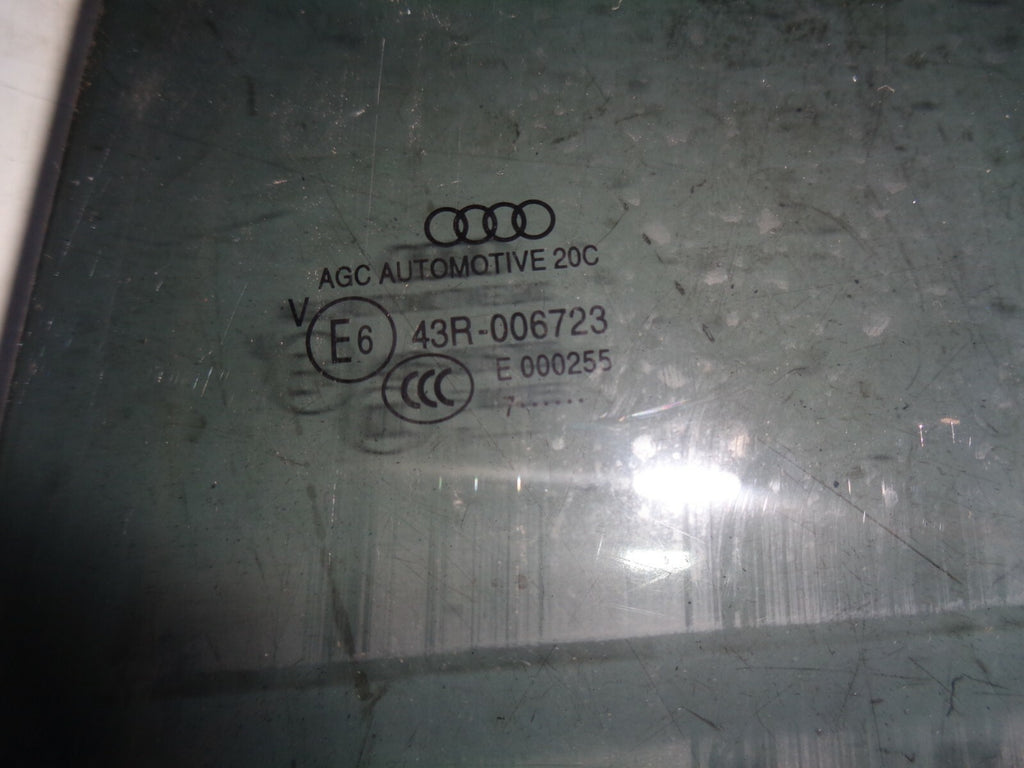 AUDI A3 8V RHD NSR PASSENGER SIDE REAR DOOR WINDOW GLASS