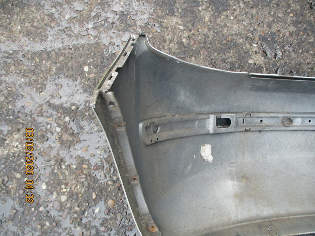 SKODA FABIA 6Y 2006 COMPLETE REAR BACK PLASTIC BUMPER SILVER GREY