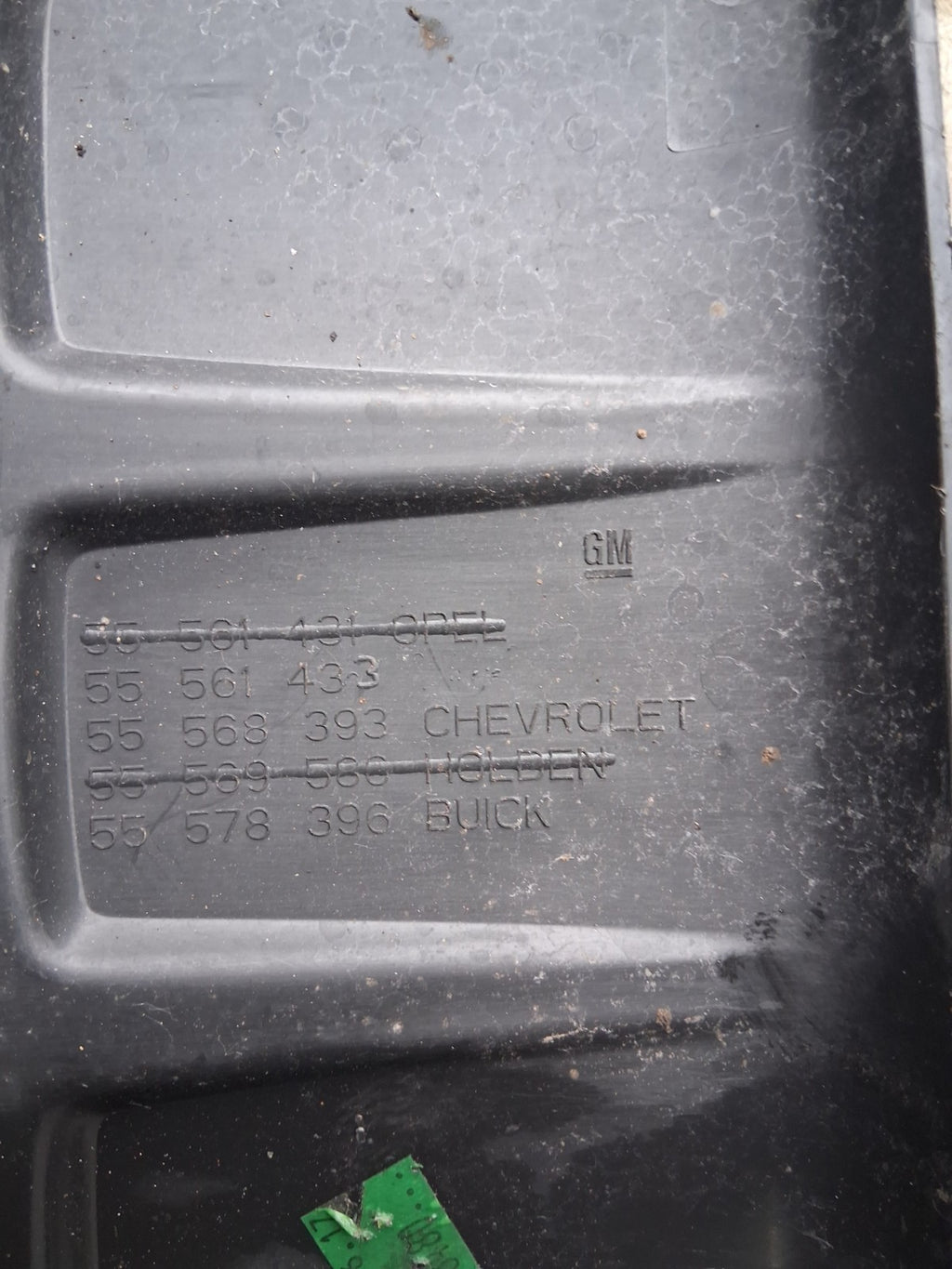 2018 VAUXHALL CORSA E ENGINE COVER 55568393