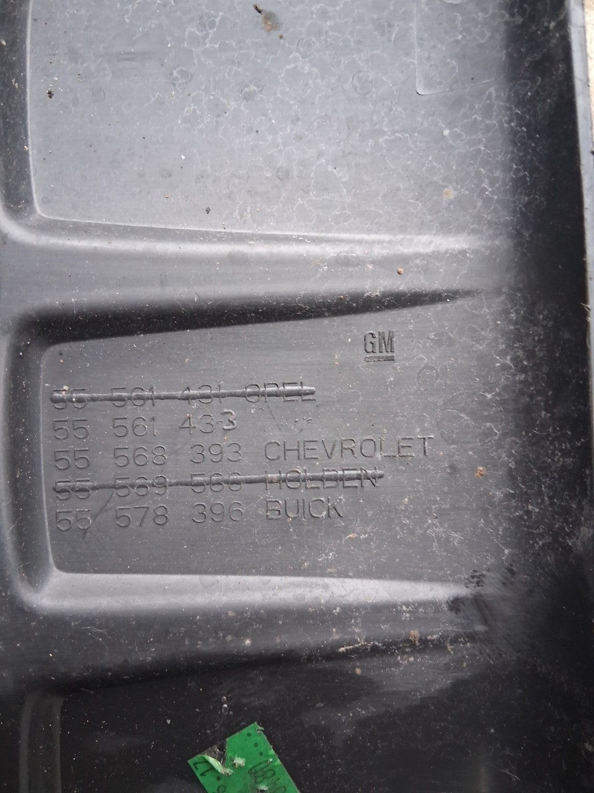 2018 VAUXHALL CORSA E ENGINE COVER 55568393