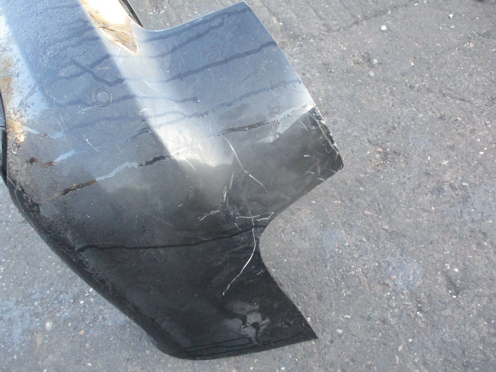 AUDI A4 B7 2007 ESTATE REAR BACK BUMPER BLACK