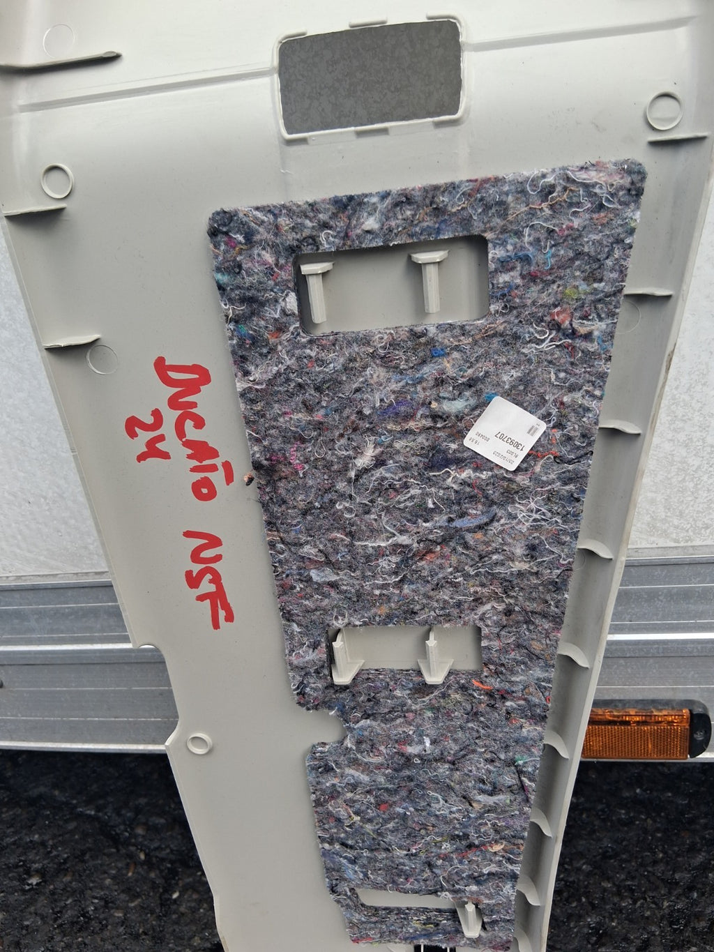 2024 FIAT DUCATO MK3 NSF PASSENGER SIDE FRONT A PILLAR TRIM PANEL 1305996070