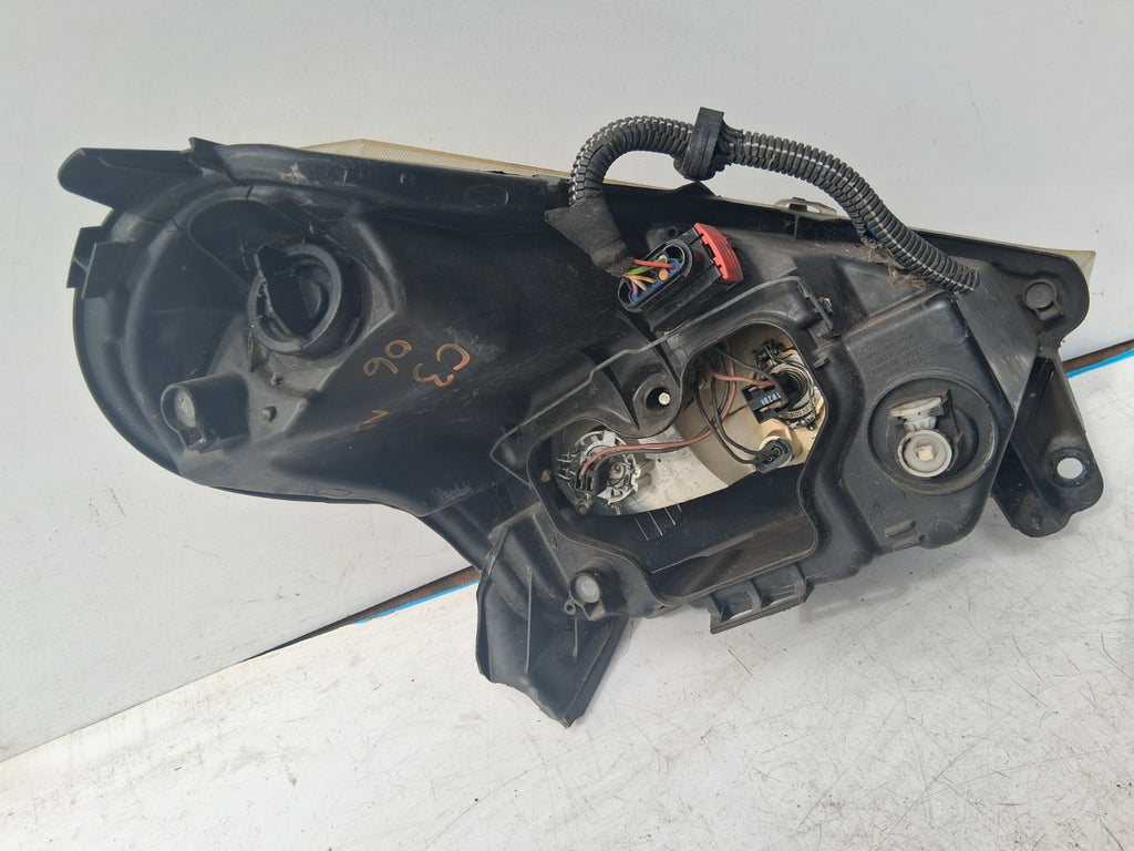 CITROEN C3 2006 NSF NEAR LEFT PASSENGER SIDE FRONT HEADLIGHT / LAMP 9681896380