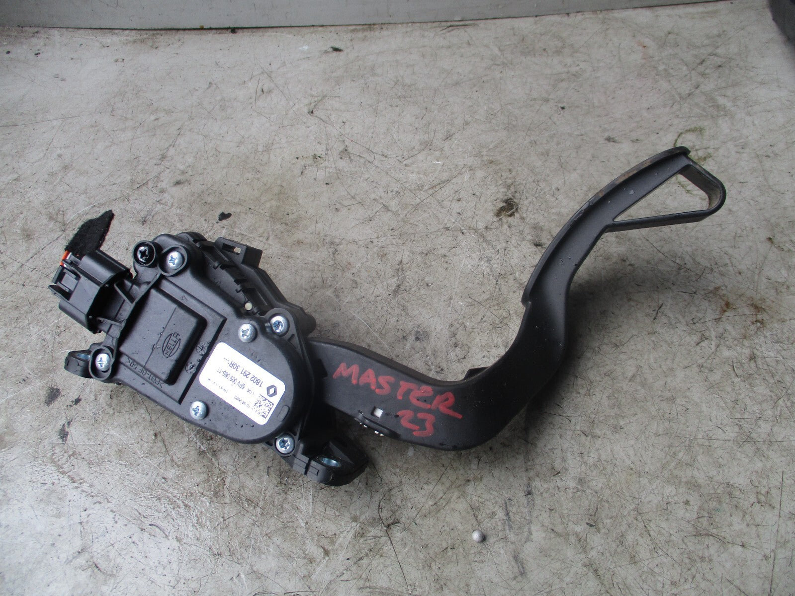 2023 RENAULT MASTER ACCELERATOR THROTTLE PEDAL 180229130R
