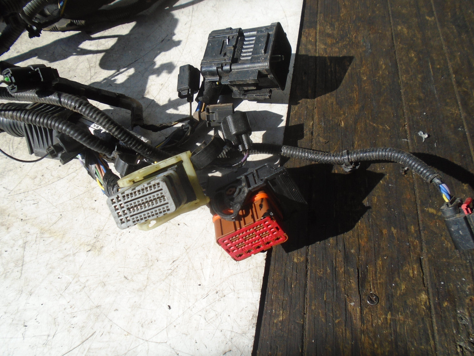 JAGUAR XF 2015 2.2 AUTOMATIC ENGINE WIRING LOOM HARNESS EX2312A690BB
