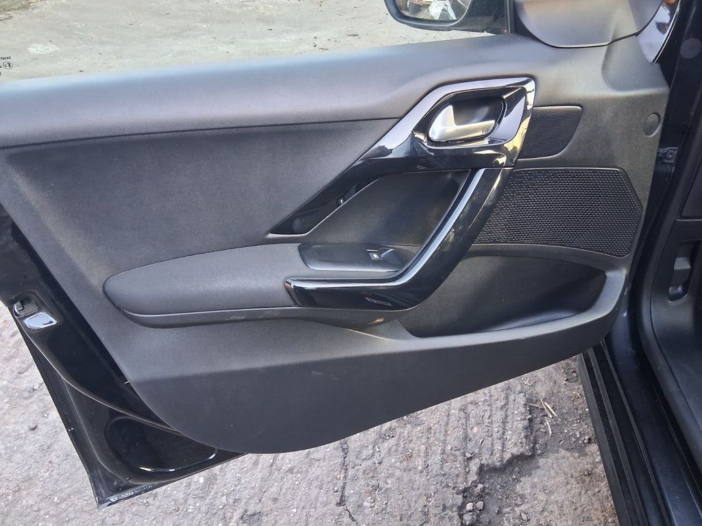 2014 PEUGEOT 208 NSF PASSENGER SIDE FRONT LEFT DOOR CARD PANEL