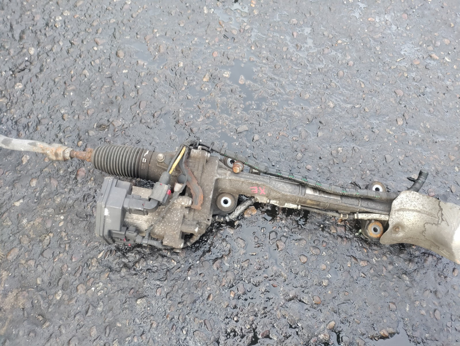 2017 JAGUAR XE X760 2.0 DIESEL STEERING RACK HX733200DB