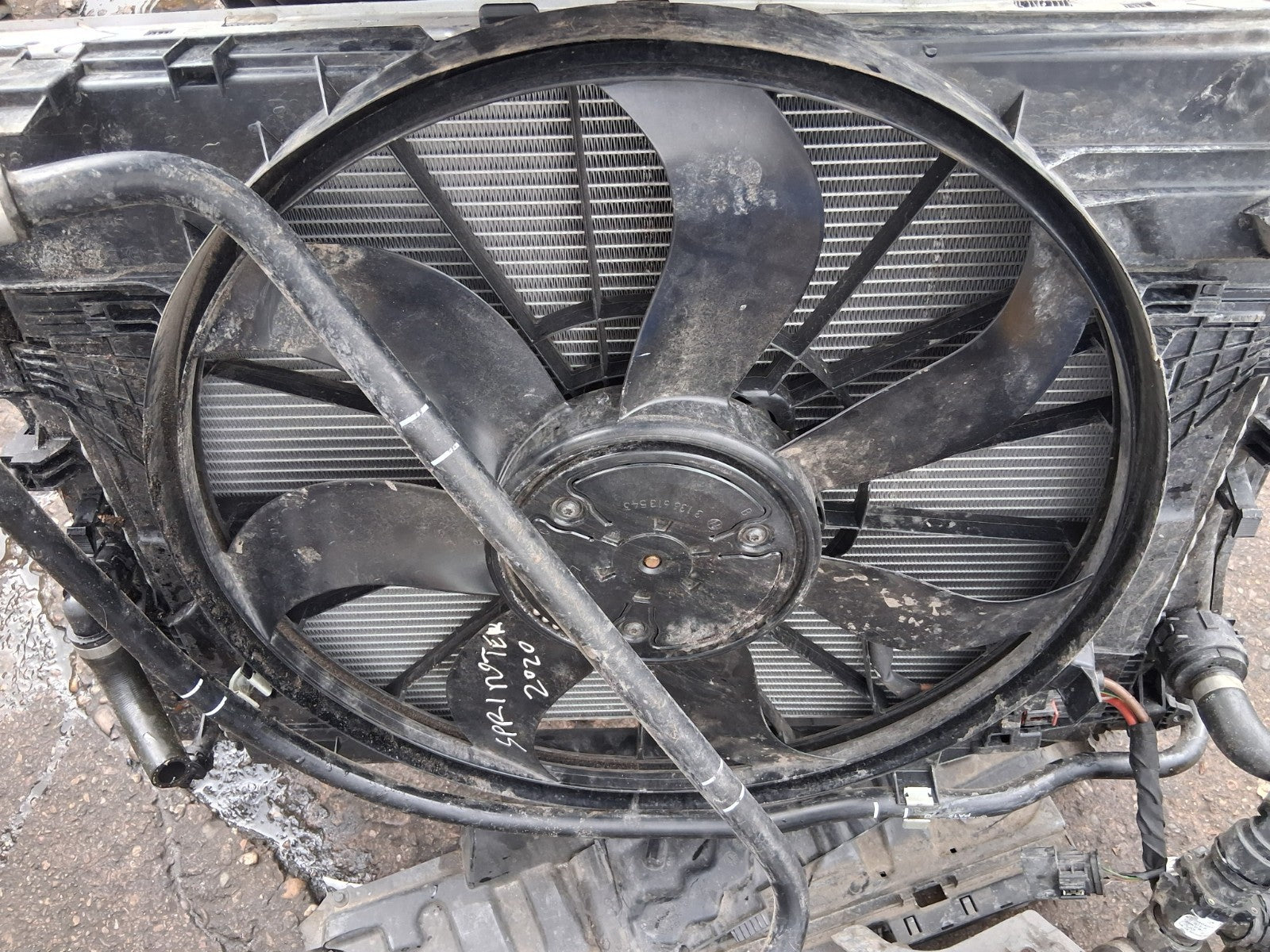 2022 MERCEDES BENZ SPRINTER W907 2.0 DIESEL MANUAL RADIATOR RADPACK A9079064600