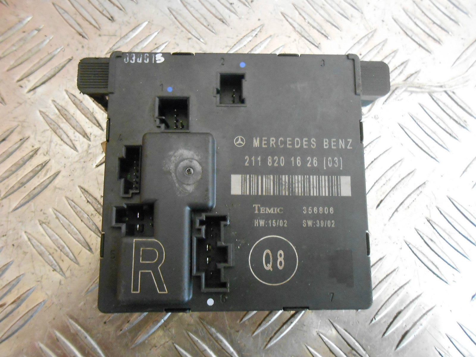 MERCEDES E CLASS W210 2003 E270 CDI OSR DRIVER REAR DOOR CONTROL MODULE