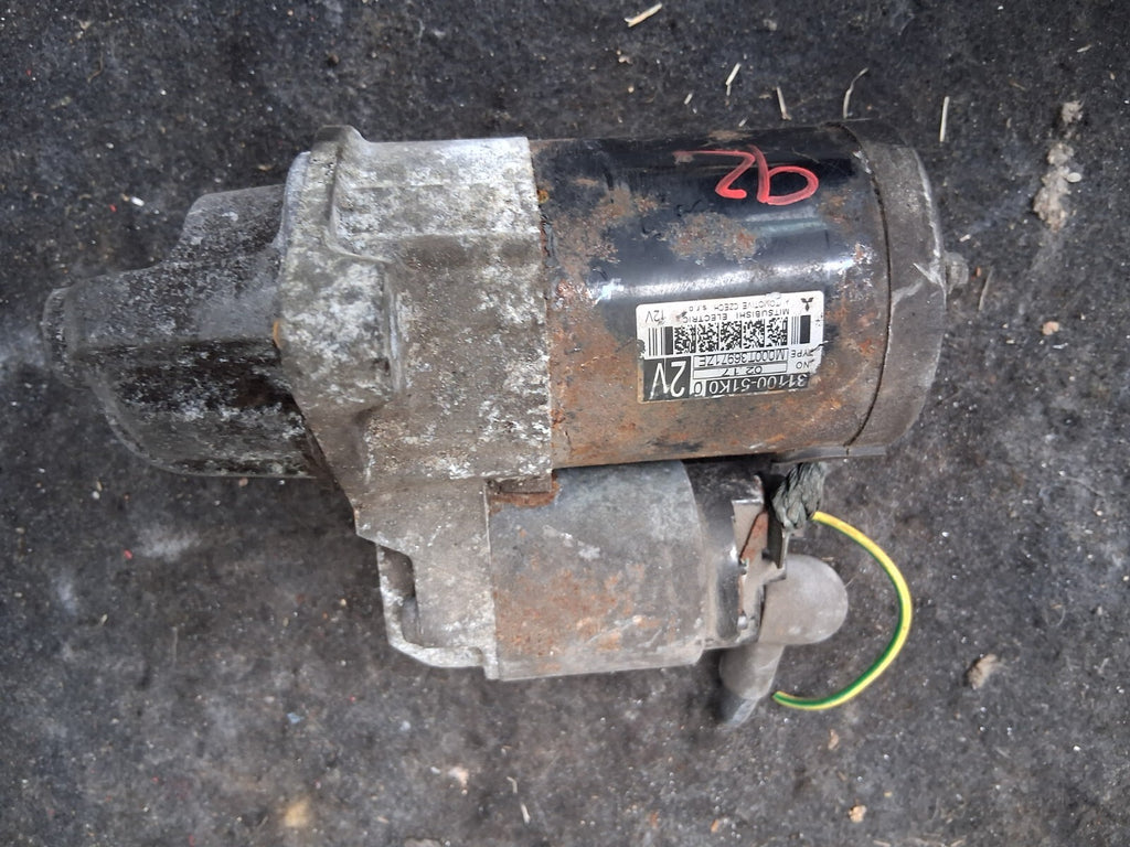 VAUXHALL AGILA MK2 2010 1.2 PETROL STARTER MOTOR 3110051K0