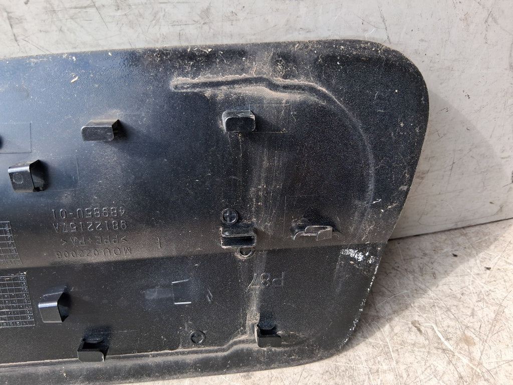 2019 PEUGEOT 5008 MK2 FUEL FLAP LID COVER BLACK 98122157A