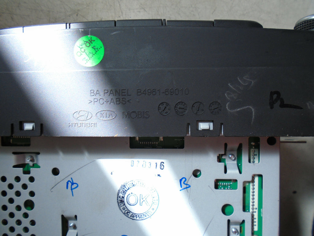 HYUNDAI I10 MK2 2016 RADIO CD PLAYER STEREO HEAD UNIT 96170B90504X
