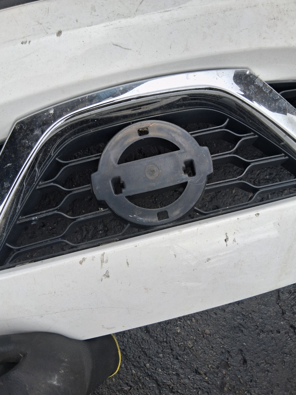 NISSAN MICRA K13 2015 FACELIFT FRONT BUMPER WHITE 620223HN0A