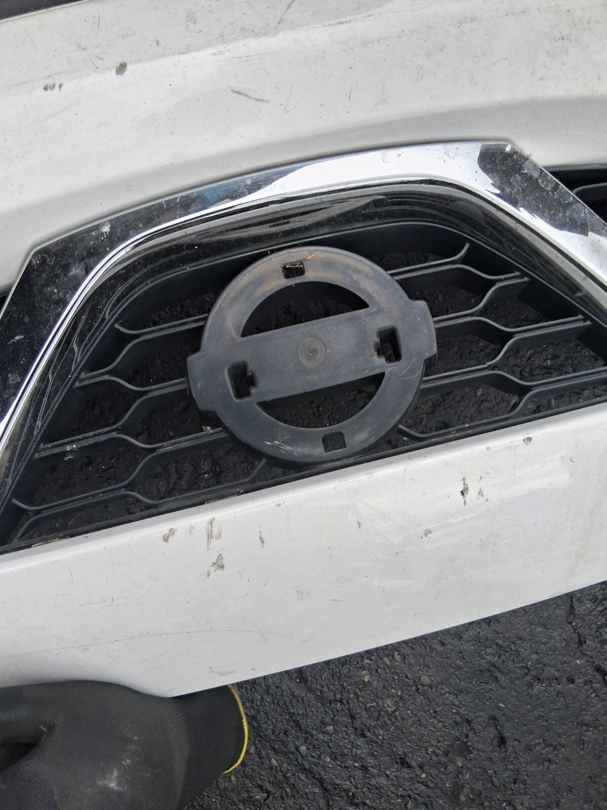 NISSAN MICRA K13 2015 FACELIFT FRONT BUMPER WHITE 620223HN0A