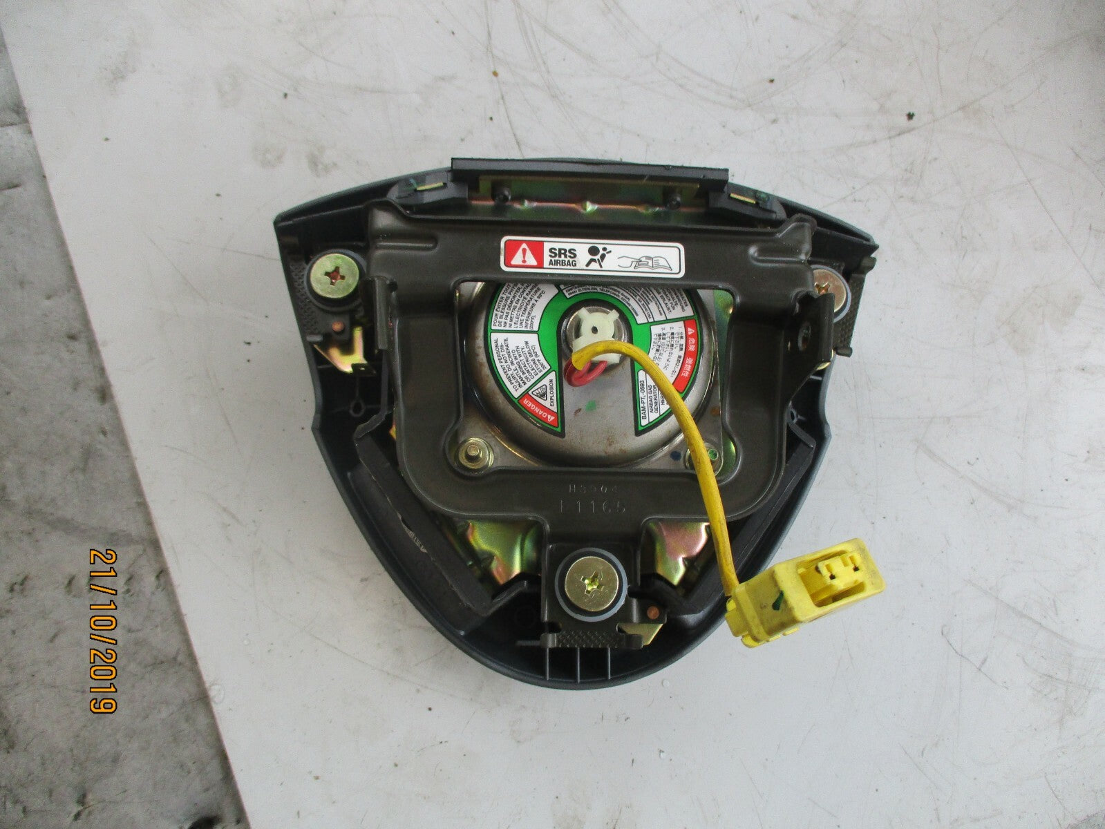 HONDA JAZZ MK1 STEERING WHEEL AIRBAG SAFETY BAG 77800SAAE82