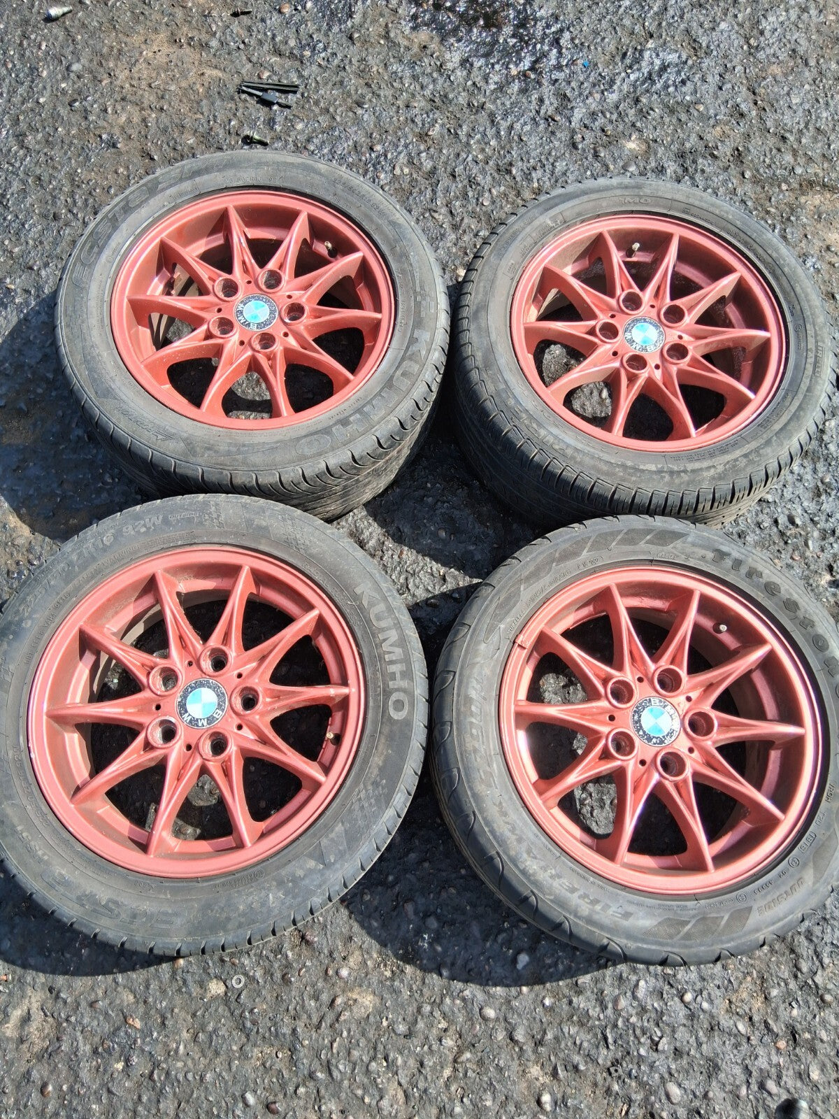 2003 BMW Z4 E85 16 INCH ALLOY WHEEL SET WITH TYRE 225/50R16