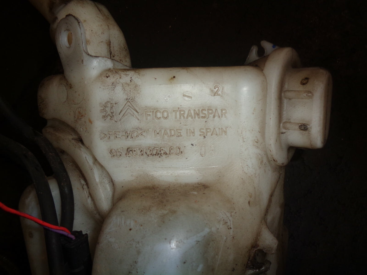 PEUGEOT 207 2008 WINDSCREEN WASHER WATER BOTTLE 9648337580