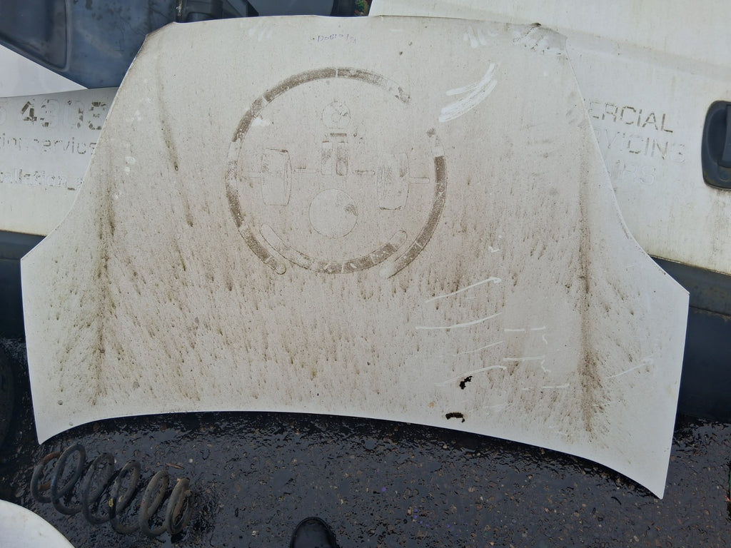 2013 FIAT DOBLO MK2 FRONT BONNET HOOD PANEL WHITE