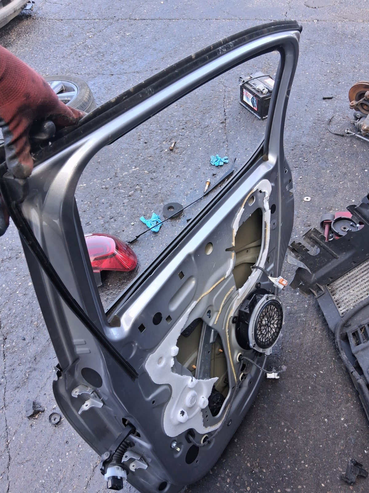 CITROEN C3 2021 MK3 HATCH OSR DRIVER SIDE REAR BARE DOOR CUMULUS GREY MET KCA